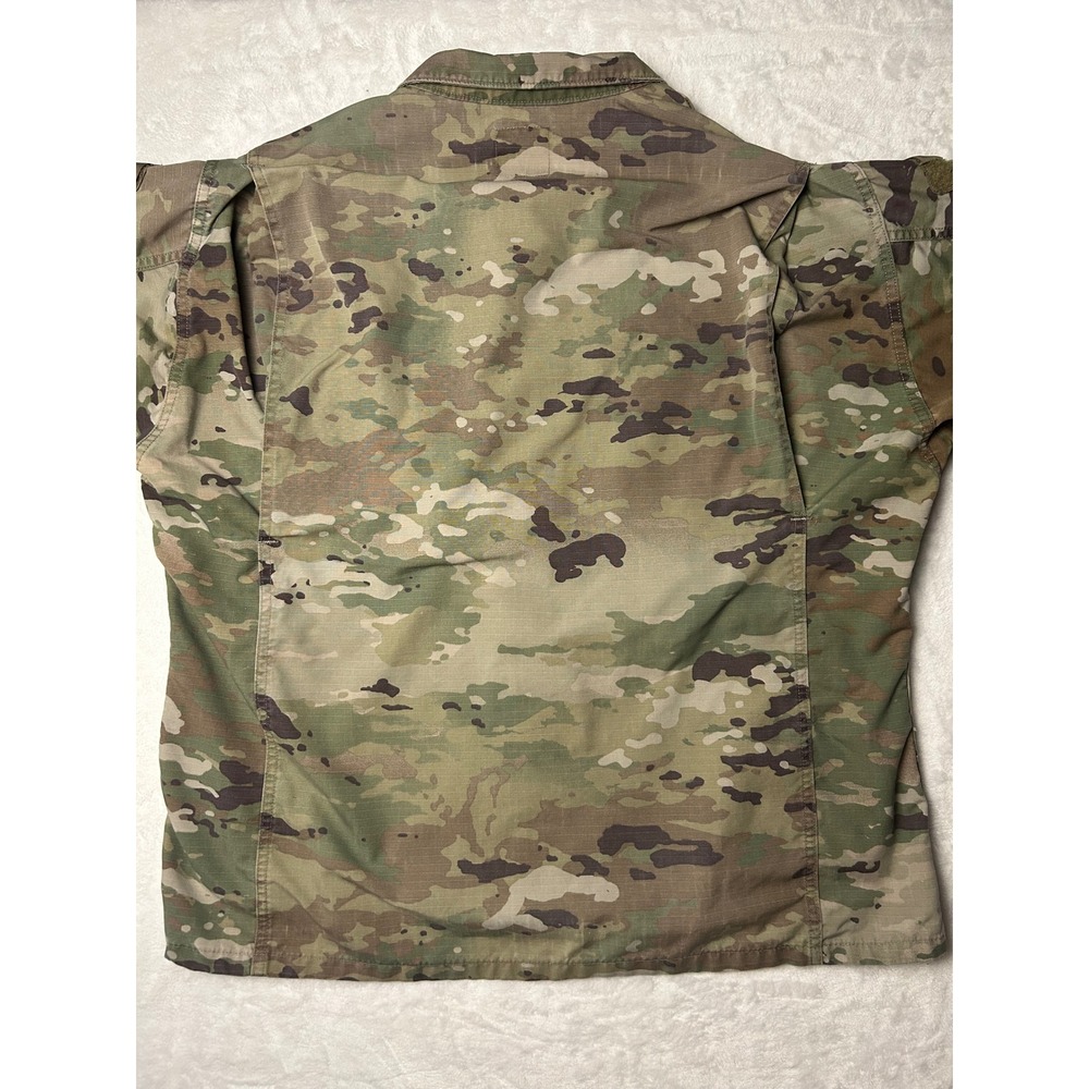 US Army OCP Multicam ACU Combat Uniform Coat Jacket Large Regular Traore Captain - Picture 3 of 6